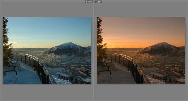 How to Give a Beautiful Sunrise Glow to Your Cold Daylight Photos