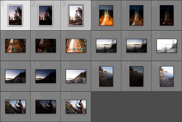 Lightroom Bracketed HDR Photos